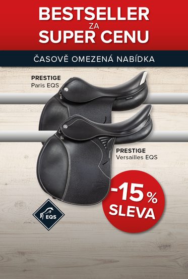15 % sleva na sedlové bestsellery!