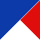 blue/white/red