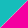 turquoise/pink flamingo