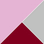 rose/bordeaux/silver
