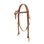 *W* Uzdečka westernová Weaver Deluxe Latigo Knotted Browband