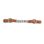 *W* Podbradní řemínek Weaver Harness Leather 3-1/2" Single Flat s řetízkem