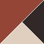 hazelnut/creme/dark brown