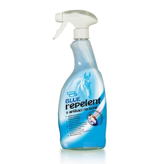 Repelent Bioveta Blue repelent s aplikací na koně 750 ml