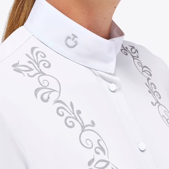 Závodní tričko Cavalleria Toscana Jersey Embroidery dámské Kolekce 2023