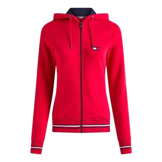 Mikina Tommy Hilfiger Equestrian Zip-thru dámská