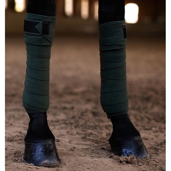 Fleece bandáže Equestrian Stockholm Sycamore green Kolekce 2023