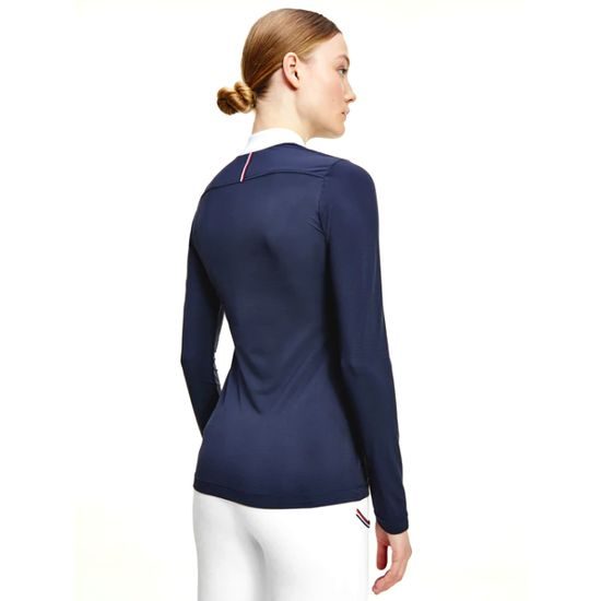 Tričko Tommy Hilfiger Equestrian závodní dl. rukáv dámské KOLEKCE