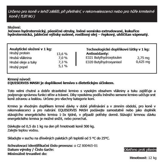*EQS* mash 12 kg