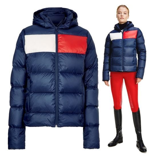 Bunda Tommy Hilfiger Equestrian péřová dámská