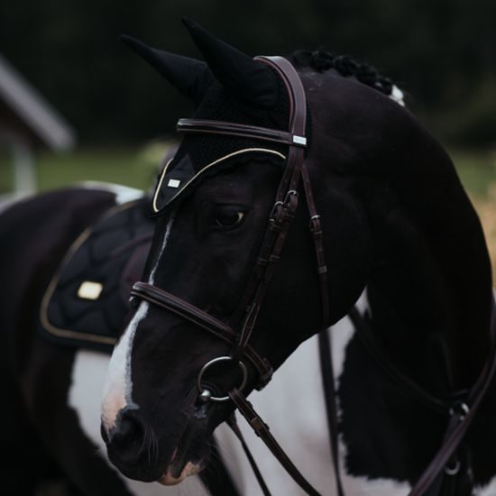 Čabraka na uši Equestrian Stockholm Black Gold KOLEKCE 2023