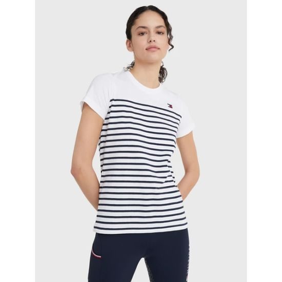 Tričko Tommy Hilfiger Partial Ribbed