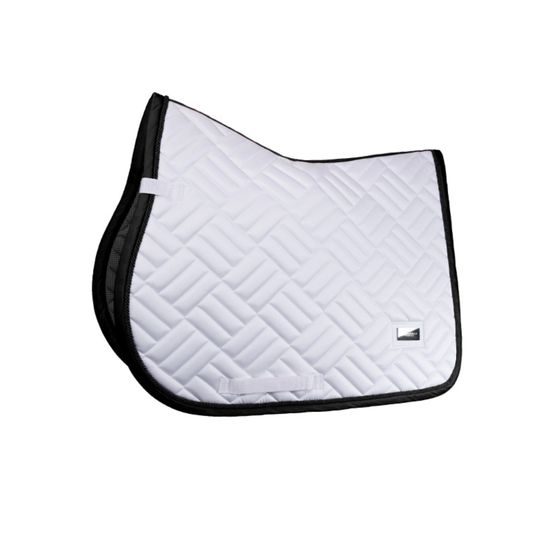 Podsedlová dečka Equestrian Stockholm Modern white black edition Kolekce 2023/24