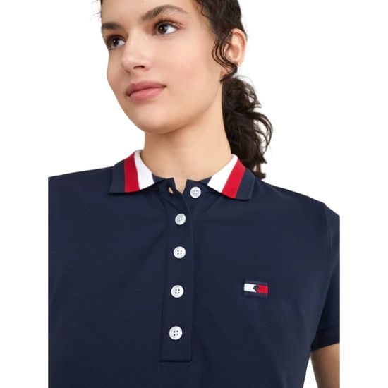 Tričko Tommy Hilfiger Tipped Polo dámské