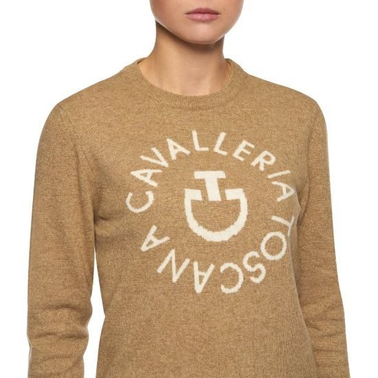 Svetr Cavalleria Toscana Cashmere Jacquard Orbit Crew dámský KOLEKCE 2022/23