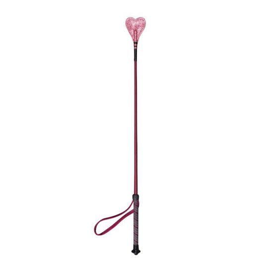 Bičík univerzál HKM Amelie Heart 65cm malinový