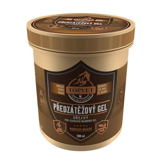 Topvet Předzátěžový gel hřejivý 500ml