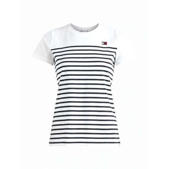 Tričko Tommy Hilfiger Partial Ribbed