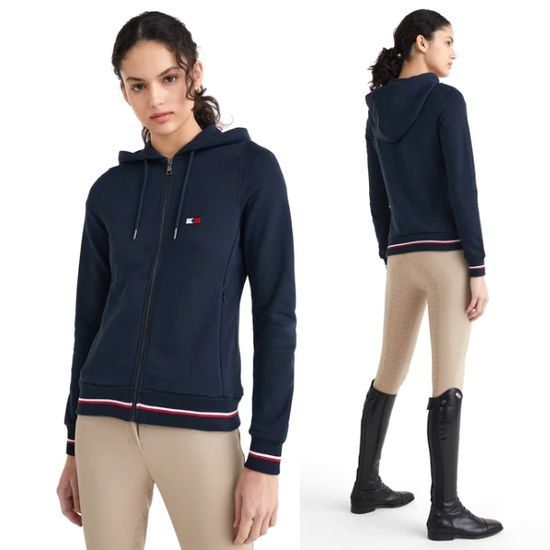 Mikina Tommy Hilfiger Equestrian Zip-thru dámská