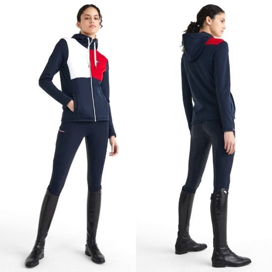 Mikina Tommy Hilfiger Equestrian Color Block dámská