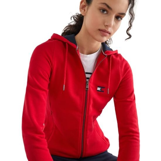 Mikina Tommy Hilfiger Equestrian Zip-thru dámská