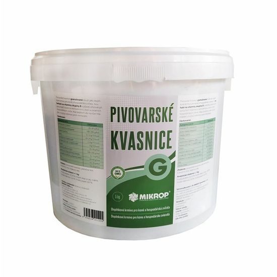 Mikrop Pivovarské kvasnice granulované 5 kg