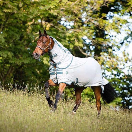 Deka Horseware síťovaná AmEco Bug rug s odnímatelným krkem