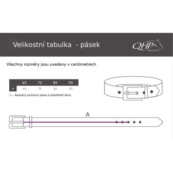 Pásek QHP Djune KOLEKCE 2024