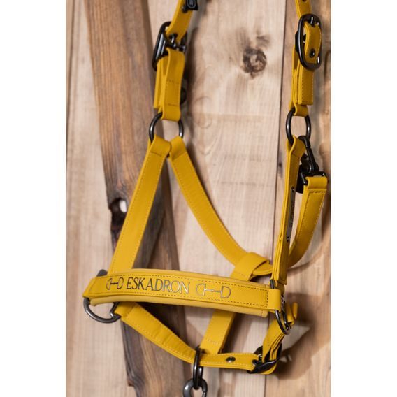 Ohlávka Eskadron Platinum Faux Leather Double Pin Kolekce 2025