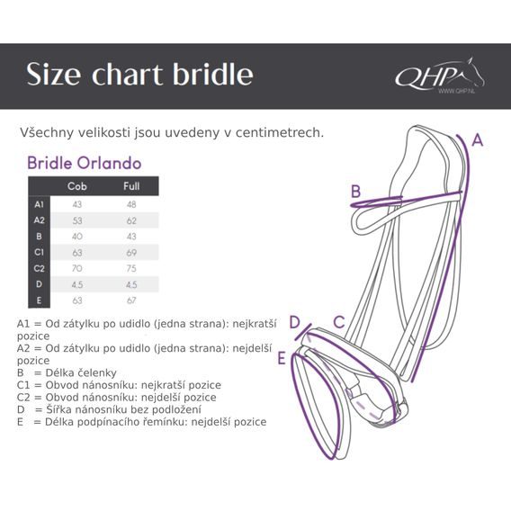 Uzdečka QHP Orlando švédský nánosník DOPRODEJ