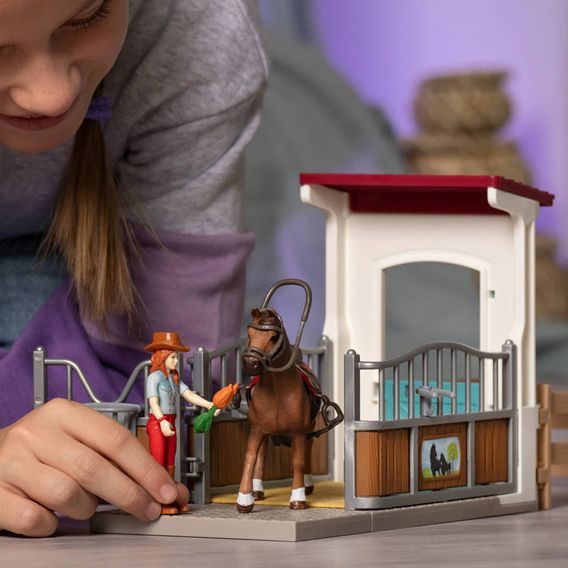 Schleich 42710 - Box pro koně Hannah a Cayenne