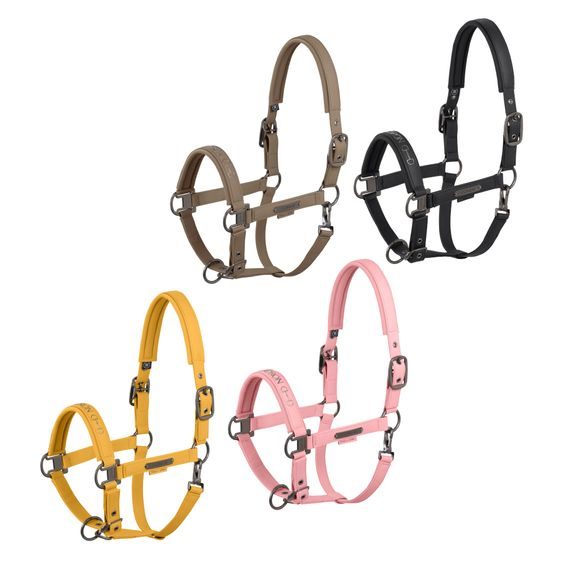 Ohlávka Eskadron Platinum Faux Leather Double Pin Kolekce 2025