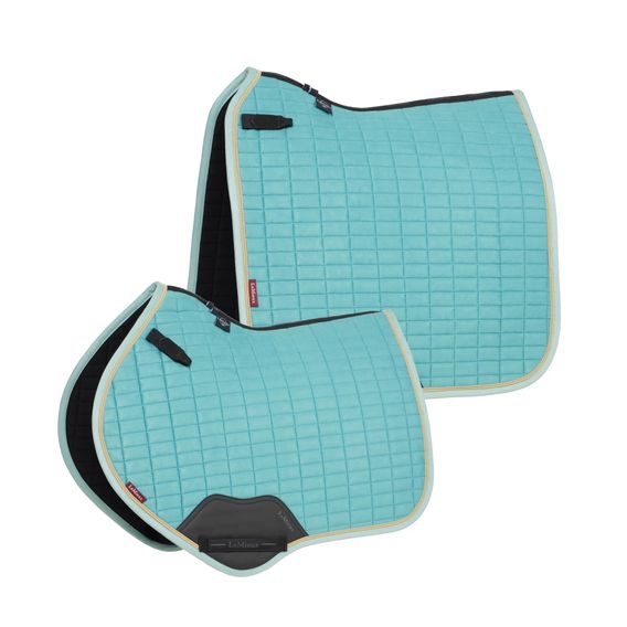 Podsedlová dečka LeMieux Suede Square Lagoon Kolekce 2025
