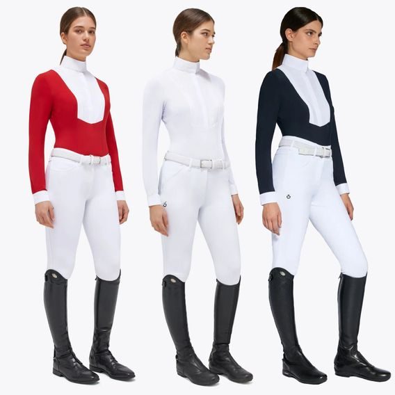 Tričko závodní Cavalleria Toscana American dl. rukáv dámské KOLEKCE 2024