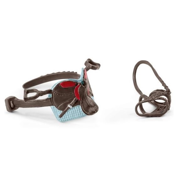 Schleich 42489 - Sedlo a uzdečka Horse Club Hannah+Cayenne