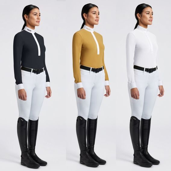 Tričko závodní Cavalleria Toscana Jersey dlouhý rukáv dámské Kolekce 2024/25