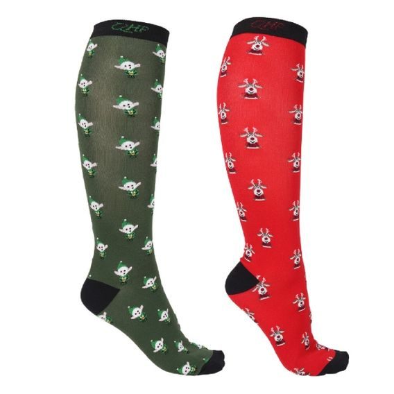 Podkolenky QHP Christmas dámské 2 páry KOLEKCE