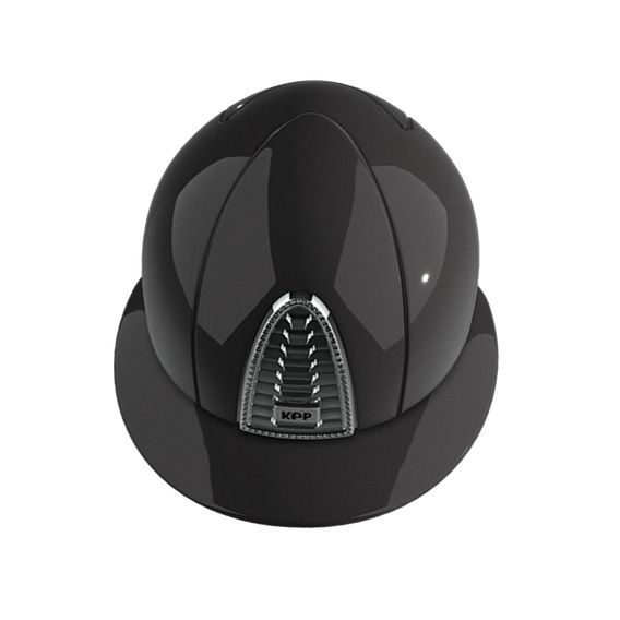 Jezdecká ochranná helma KEP Cromo 2.0 Polish Metal 2 Polo Crystal Silvernight