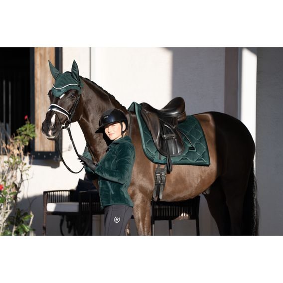 Podsedlová dečka Equestrian Stockholm Velvet Sycamore Green Kolekce 2026/27