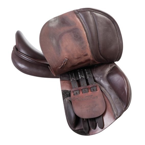 Komise č.:P105987 Sedlo školní KenTaur Danae 17,0/3 VINTAGE tabák v.č: G2988232 + řemeny 140 cm