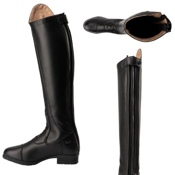 Jezdecké boty vysoké Suedwind Nova Tall Vegan 39 SLIM-NORMAL černé - SLEVA - chybí ozdobný pin
