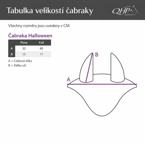 Čabraka na uši QHP Halloween Kolekce 2026/27