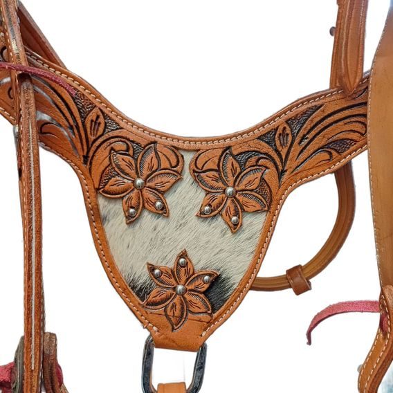 *W* Uzdečka a poprsník Cassini Cowhide