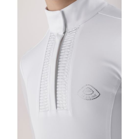 Tričko závodní Equiline Cozio s dlouhým rukávem dětské Kolekce 2025/26