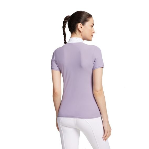 Tričko závodní Samshield Julia Intarsia dámské Kol2024 M/38lavender gray SLEVA - díra na rukávu