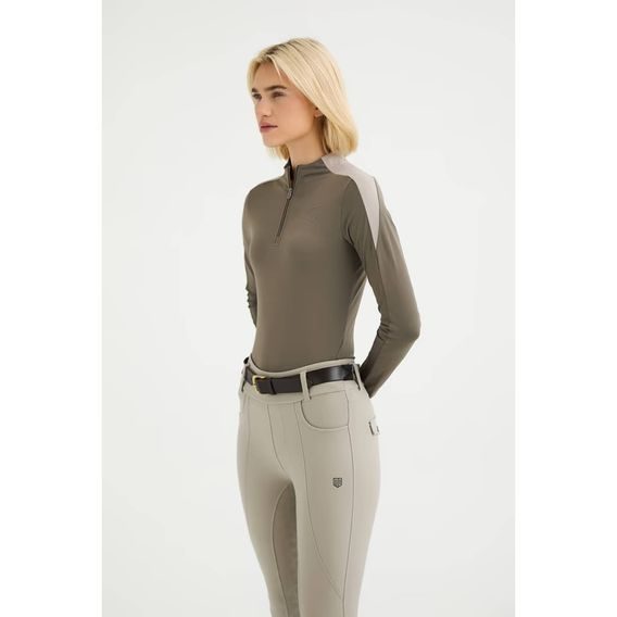 Tričko Maya Dolorez Fitted Halfzip s dl. rukávem dámské NA OBJEDNÁVKU