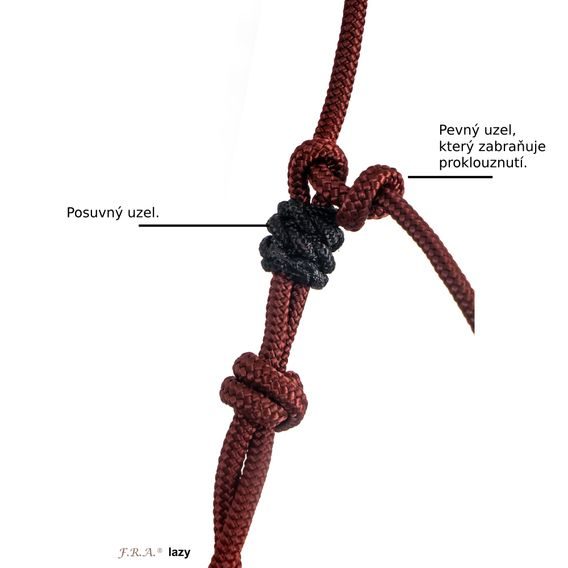 Ohlávka provazová F.R.A. Lazy