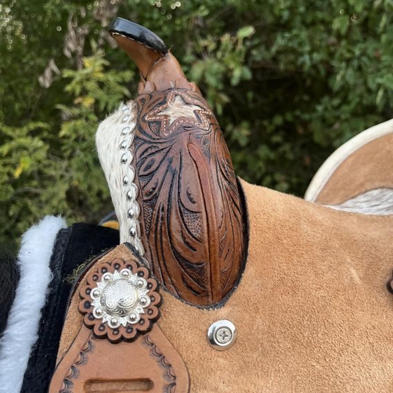 *W* Sedlo westernové Cassini Stars shetty