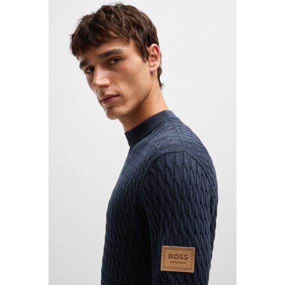 Svetr Boss Equestrian Jason pánský Kolekce 2025