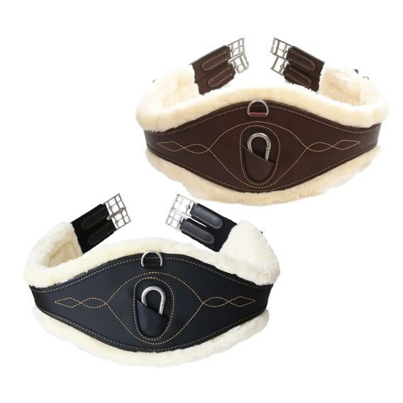 Podbříšník Kentucky kožený anatomický 42406 s beránkem